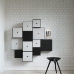 Bylassen Frame Flow Wallpaper Kubus 4 Ml42 Stool Lifestyle High Res | Scandinavian Design