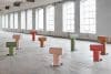 Mr T stool by Roger Duverell and Ola Giertz for Materia, multiple seating positions
