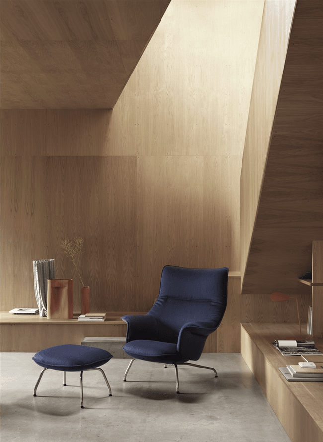 Doze Lounge Chair Ottoman Balder 782 Chrome Leaf Lamp Ridge Vase Muuto Org | Scandinavian Design