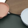 Around Coffee Table Stained Dark Brown Dark Green Light Blue Tan Rose Group Detail Muuto 5000x5000 H... | Scandinavian Design