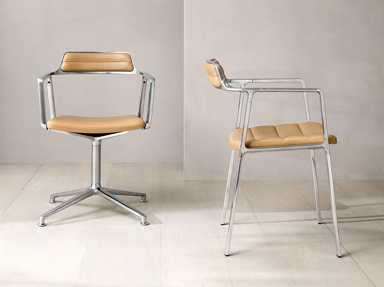 Vipp 451 452 Swivel Chair Sand Low | Scandinavian Design