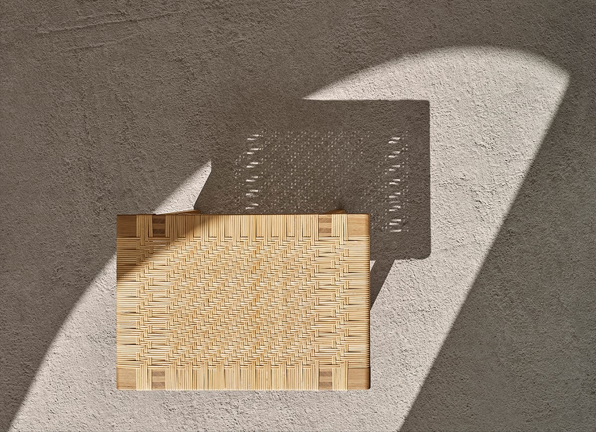 Bm0488 Oak Oil Cane Detail | Scandinavian Design