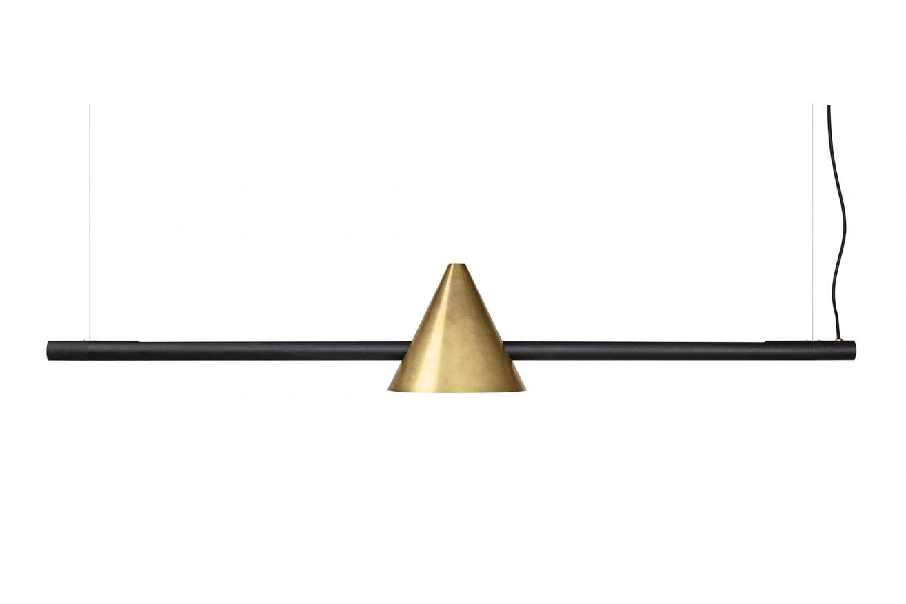 Tell Cone Black Brass | Scandinavian Design