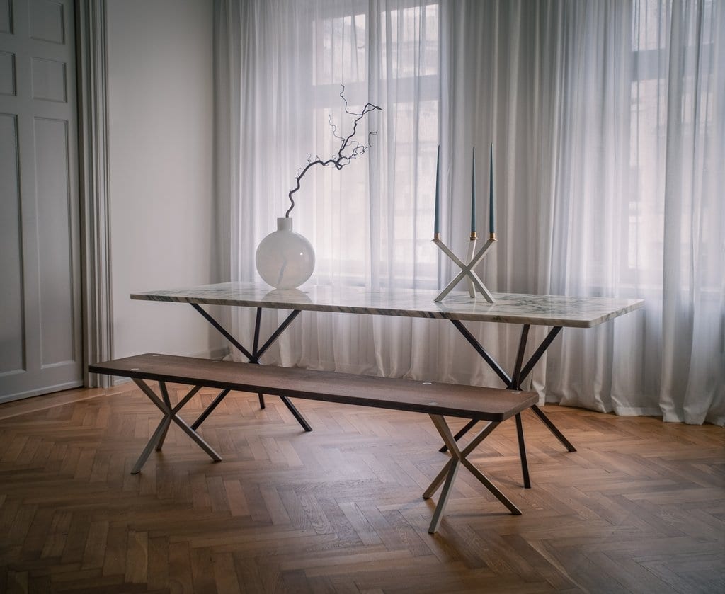 Per Söderberg Bespoke Collection for No Early Birds — Calacatta marble furniture produced in Stockholm