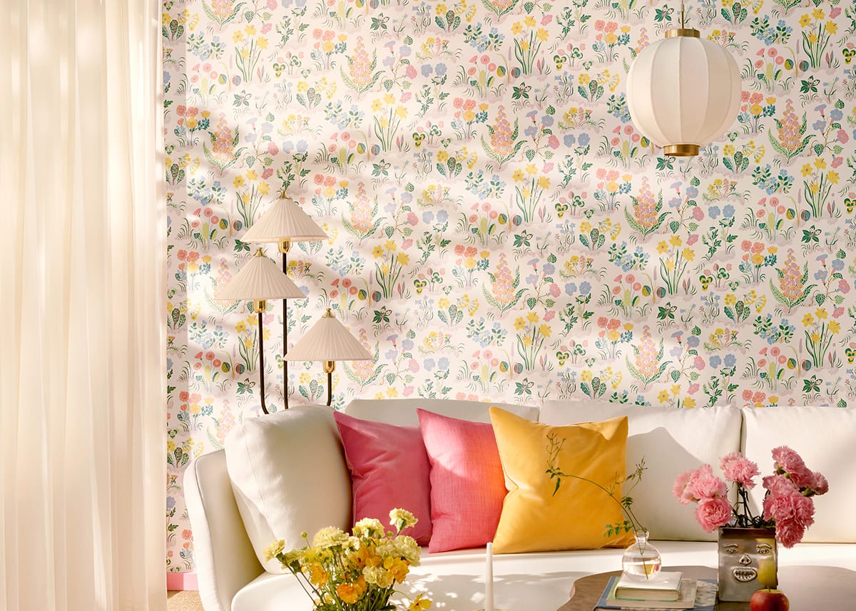 Svenskt Tenn Wallpaper Aurora | Scandinavian Design