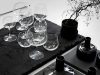 Swedish Royal stemware by Carina Seth Andersson showing elegant Tjärn collection for Skruf Glassworks
