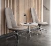 Primo Lounge chair with high backrest and swivel base by Stefan Borselius for Skandiform