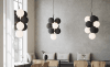 Holly acoustic lighting featuring sculptural orb cluster by Runa Klock and Hallgeir Homstvedt
