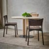 Sami Kallio Stam table family featuring sand cast iron base with solid ash top for Gemla furniture