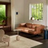 Anderssen Voll Inland sofa overview &Tradition showing low-form deep seating steel base floating design architectural frame