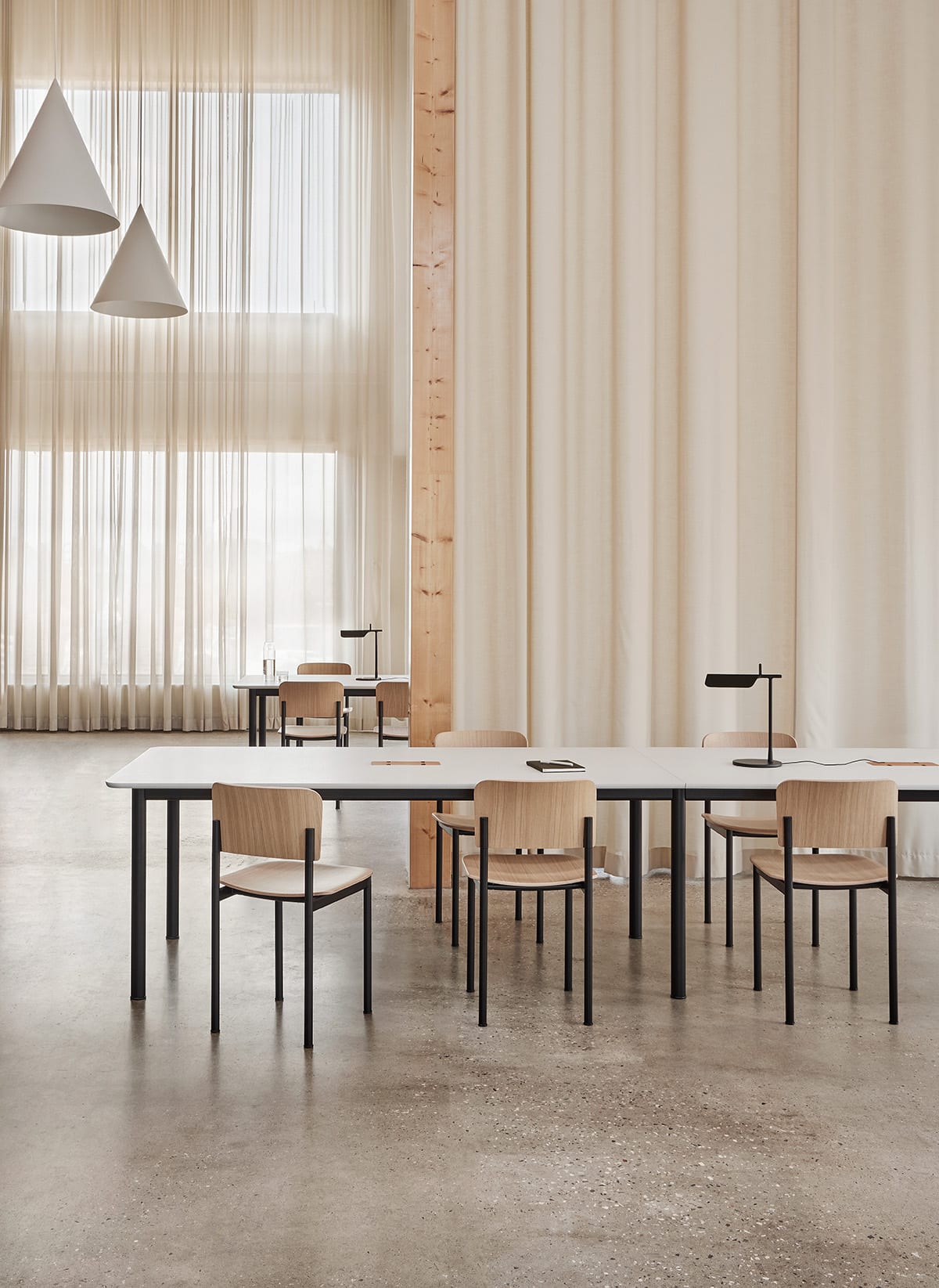 Fredericia Plan chair collection by Barber Osgerby featuring sustainable design and modular components