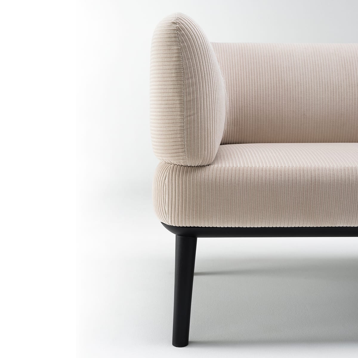 Sou sofa showing modular component separation and premium upholstery construction
