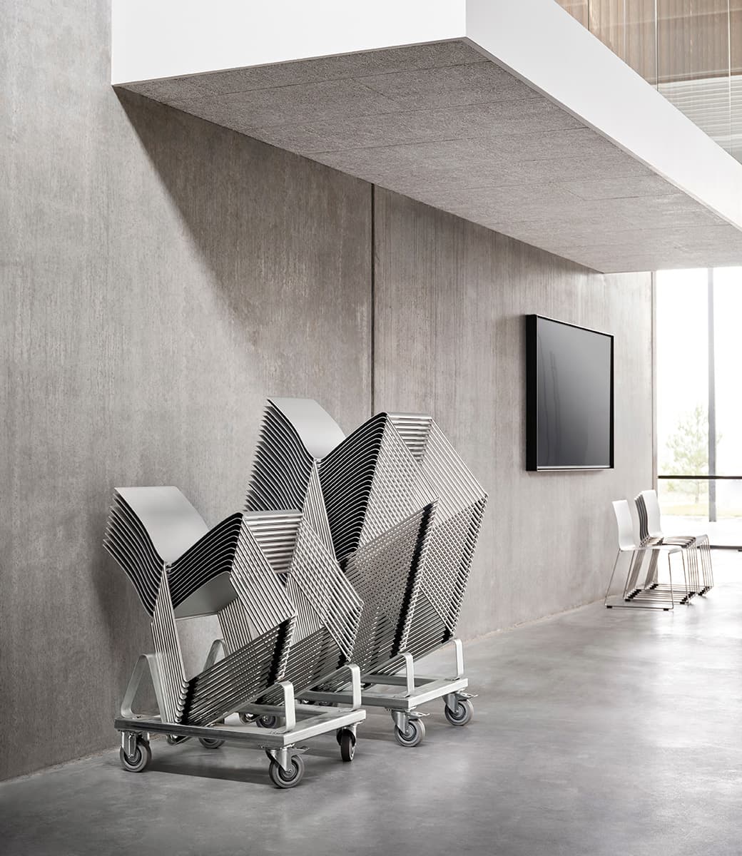 STING chair returns with refreshed design by Stefan Borselius and Fredrik Mattson featuring timeless profile and updated details.