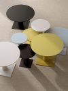 Ciao table by Gunilla Allard for Lammhults featuring geometric shapes and minimalist design