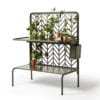 Erba planting table by Mia Cullin for Nola featuring ergonomic workbench design for gardening enthusiasts