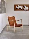 Fireplace Chair House of Finn Juhl Danish craftsmanship reissue 1946 design sculptural mid-century furniture