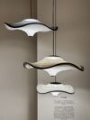 Flying lamp Boris Berlin Made by Hand Salone del Mobile 2023 3D knit sustainable sculptural pendant aluminum frame LED