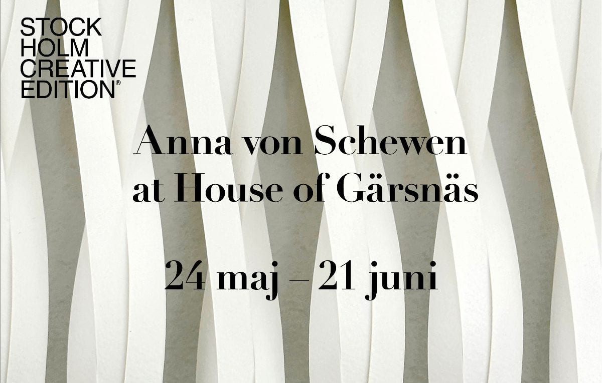 Anna von Schewen exhibits at House of Gärsnäs
