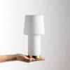 Cameo rechargeable table lamp Claesson Koivisto Rune FontanaArte blown glass