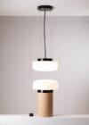 Solenne porcelain light collection by Kauppi & Kauppi for Ifö Electric featuring translucent ceramic forms