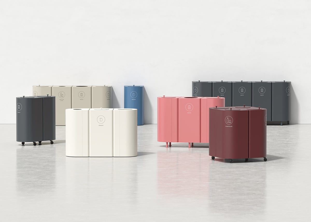 Kloss modular recycling furniture by Kauppi Kauppi for Trece featuring sustainable materials and adaptable design