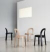 OM chair by Johan Ansander for Blå Station with slender profile and minimal construction in contemporary Scandinavian design