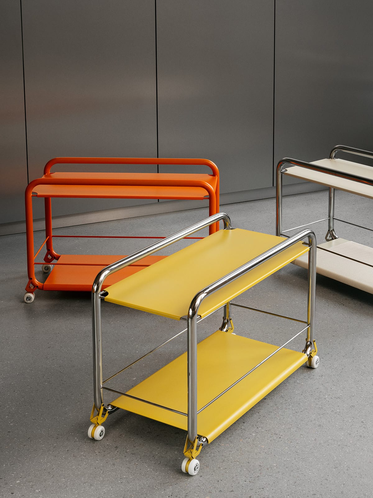 Tension trolley by Gustav Winsth for Lammhults with contemporary design and versatile functionality for modern workspaces