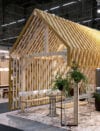 Moiré pavilion and weather shelter from Nola, design by Mattias Rubin De Lima