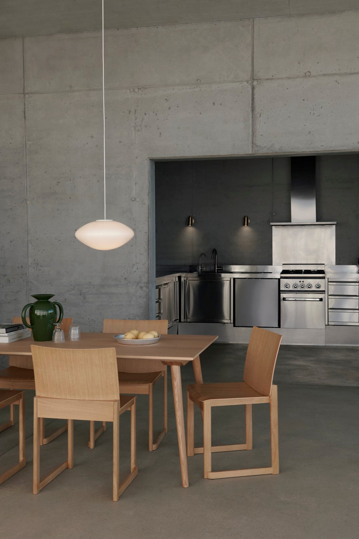 Innovative Allwood furniture by Anderssen & Voll for Tradition combining solid wood, laminated parts and oak plywood