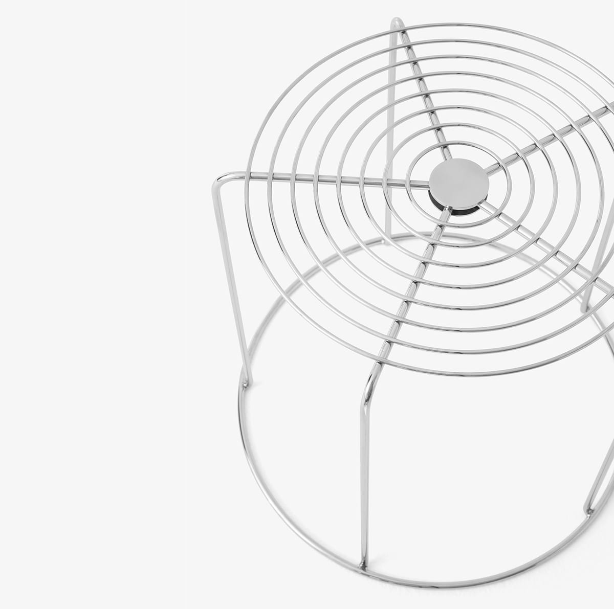 &Tradition re-issues Verner Panton's Wire Stool design rediscovered in the visionary designer's archives