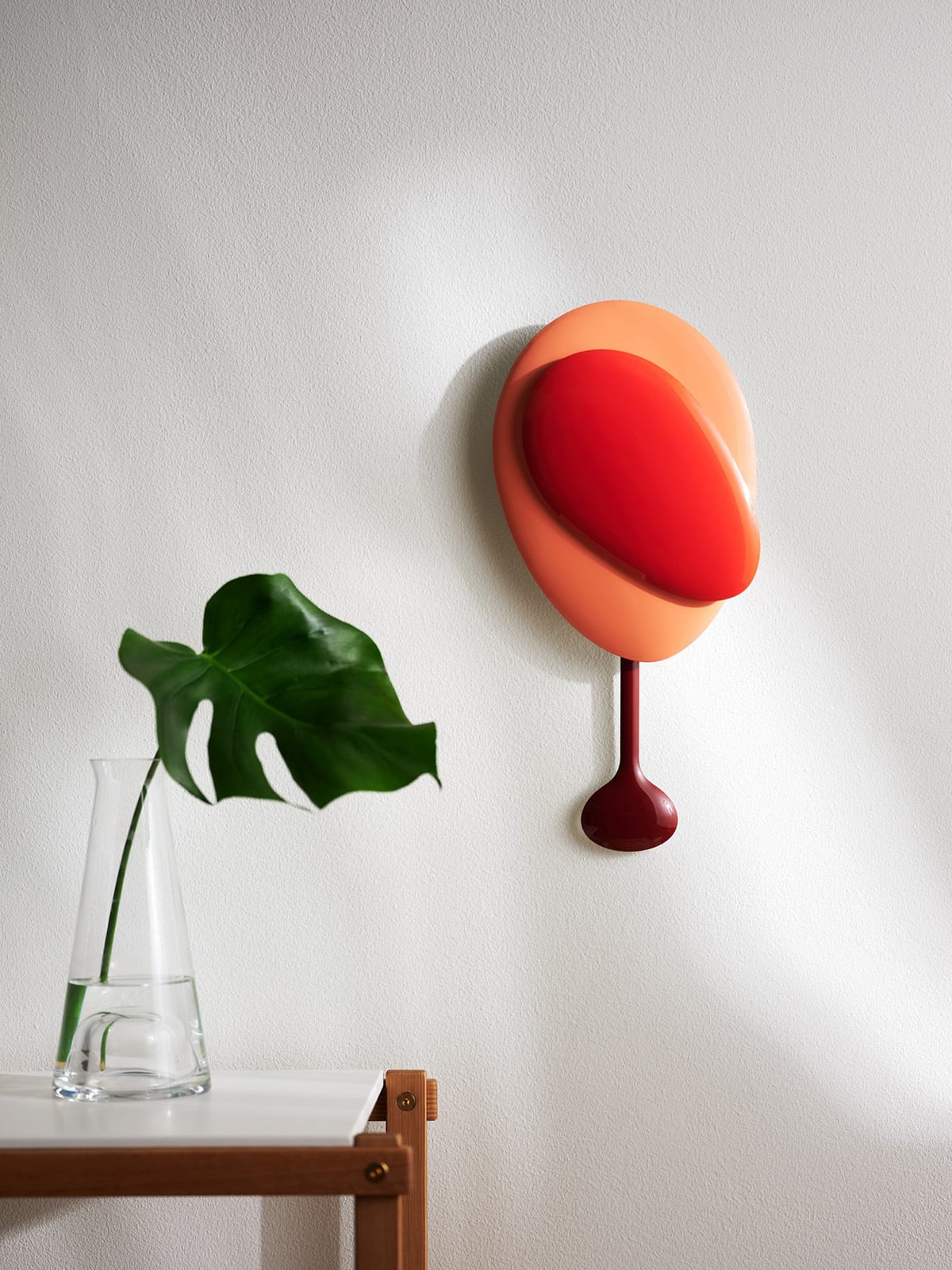Functional Mellow Clock sculpture by designer Joe Parr for DesignHouseStockholm balancing artistic expression with timekeeping