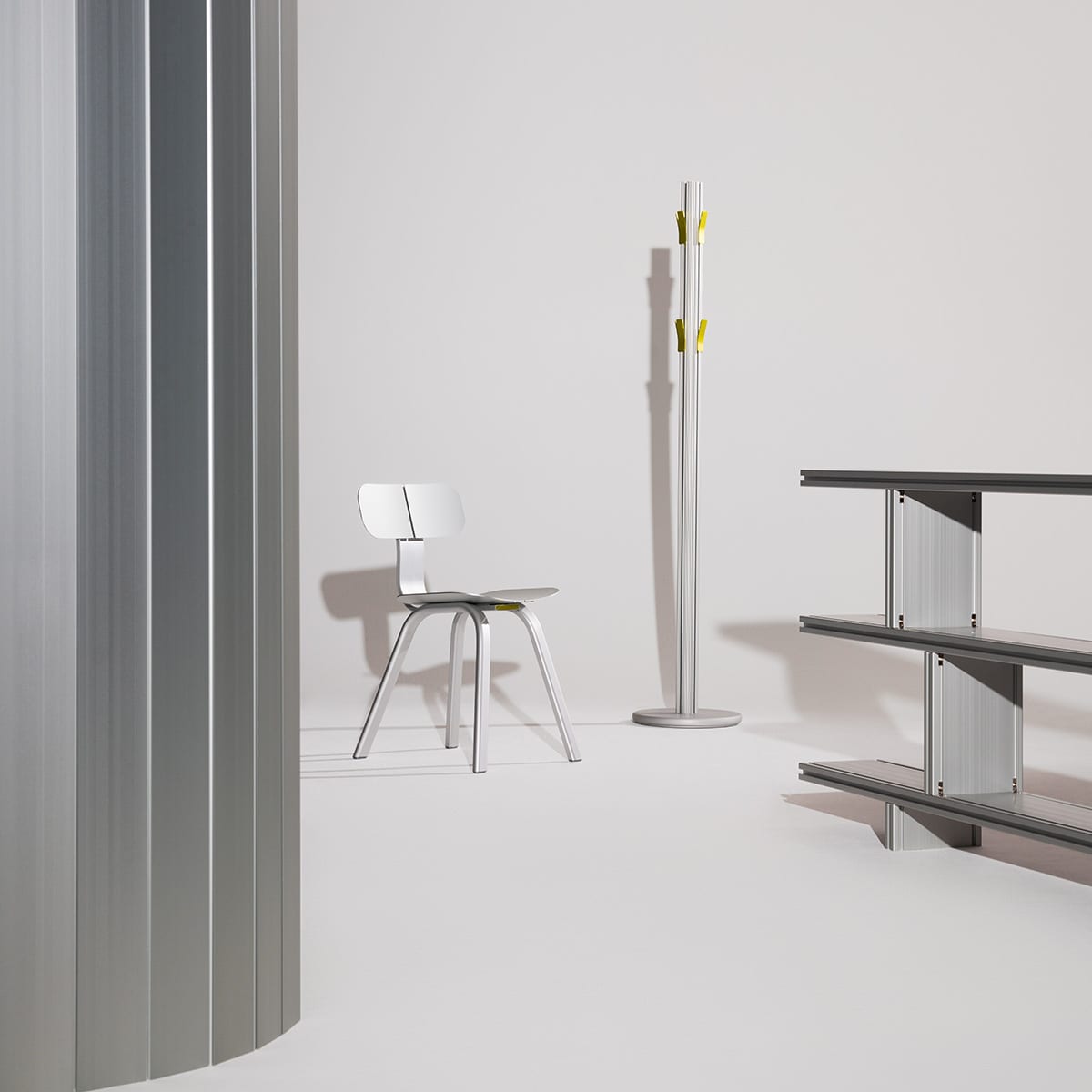 Seven leading designers create innovative objects using revolutionary aluminum material
