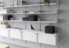 Innovative Ablis shelving system by Fredrik Mattson for Glimakra of Sweden with modular design