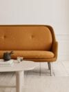 New Fri sofa designed by Jaime Hayon for Fritz Hansen with elegant curves