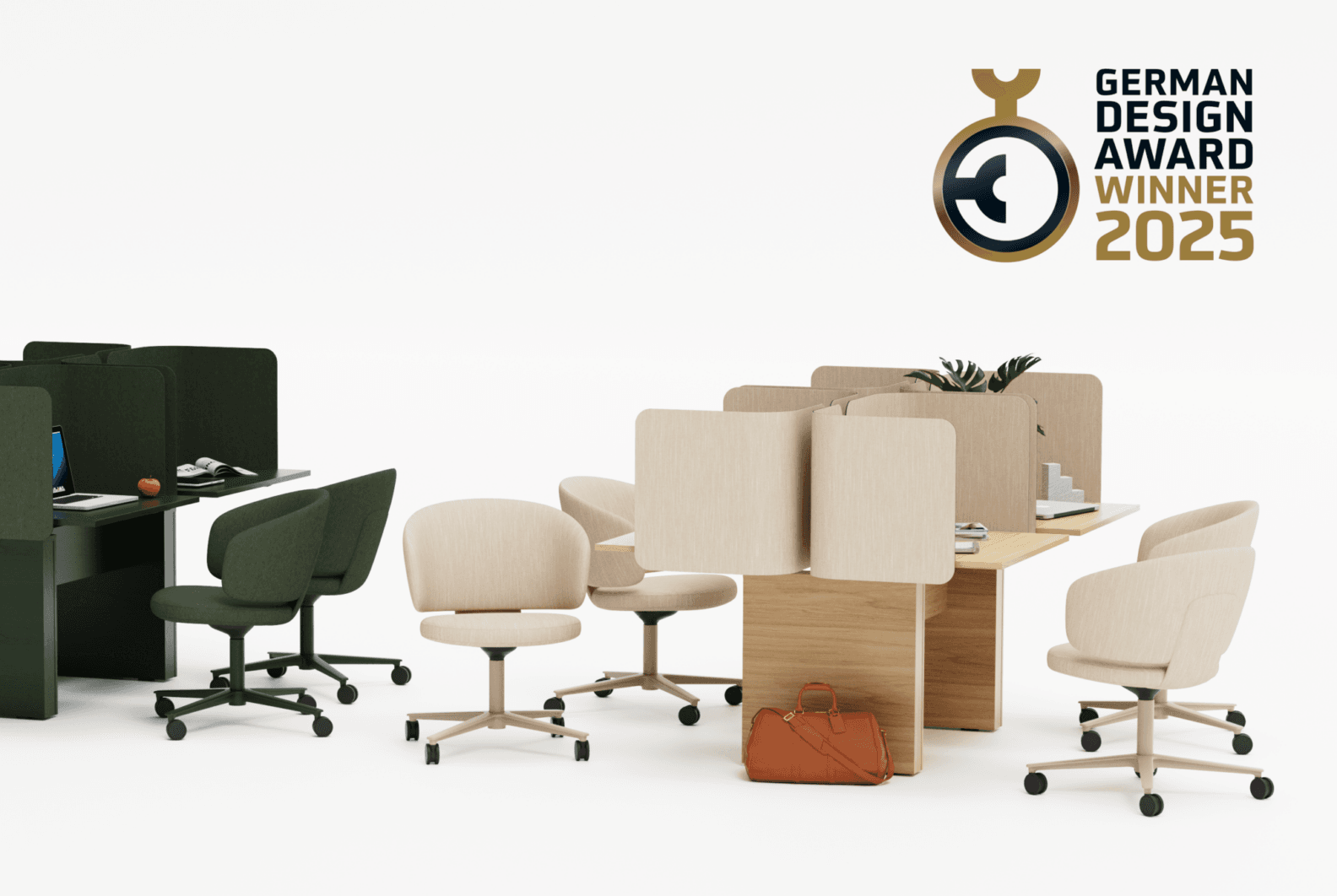 NOMONO COMPACT by Fredrik Mattson receiving German Design Award 2025 recognition for innovative space-efficient design approach