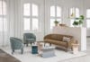 Materia Aura Easy Chair And Sofa Nomad Table Interior 1 Webben | Scandinavian Design