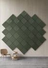 Naver sound-absorbing wall panels designed by Nina Jobs for Skandiform