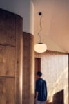 SUPERNATE light collection by Jonas Wagell for Frandsen featuring minimalist design with distinctive opal glass diffusers