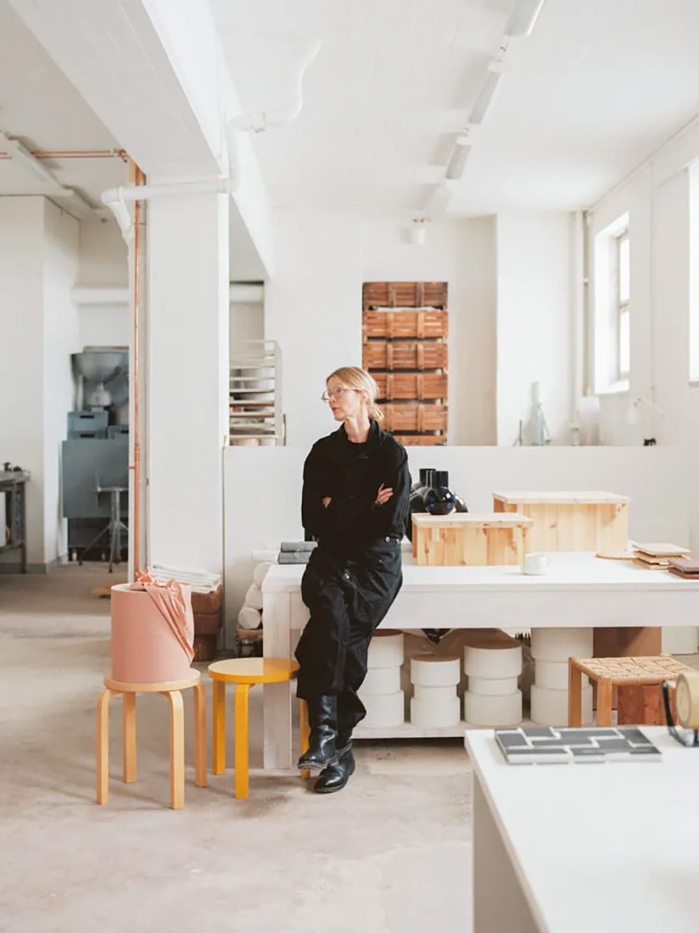 Carina Seth Andersson receiving Prince Eugen Medal 2024 recognizing her significant contribution to Swedish glass and ceramic design