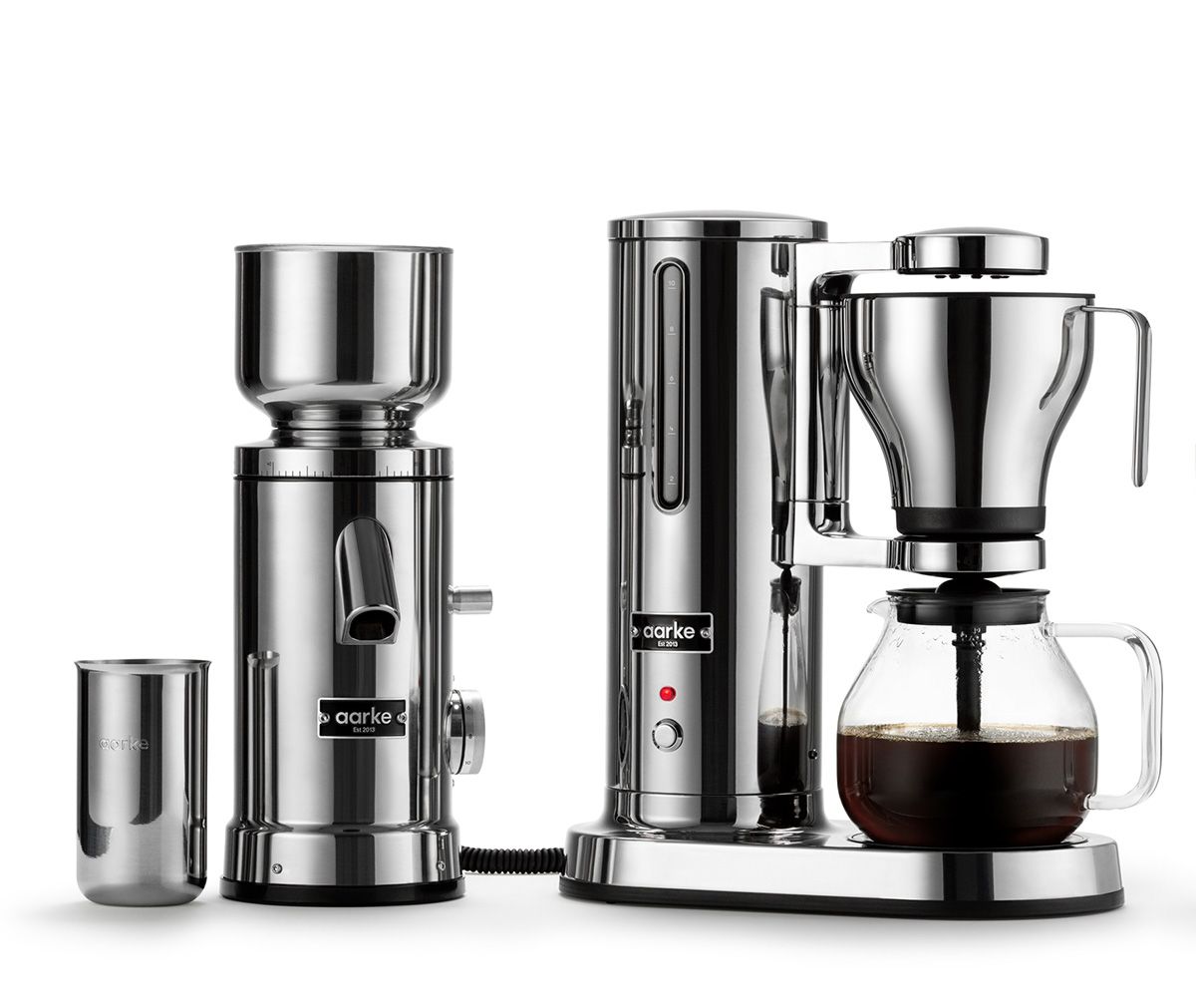 DRIP coffee system by Aarke featuring next-level integration of brewing components for enhanced home coffee experience