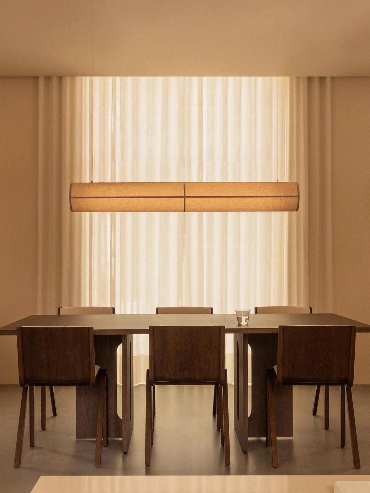 Audo Androgyne Dining Table Ready Dining Chair Hashira Linear Pendant Lamp Plinth Tall | Scandinavian Design