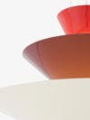 Close-up of GIO lamp's distinctive component details highlighting Nichetto's cross-decade design inspiration