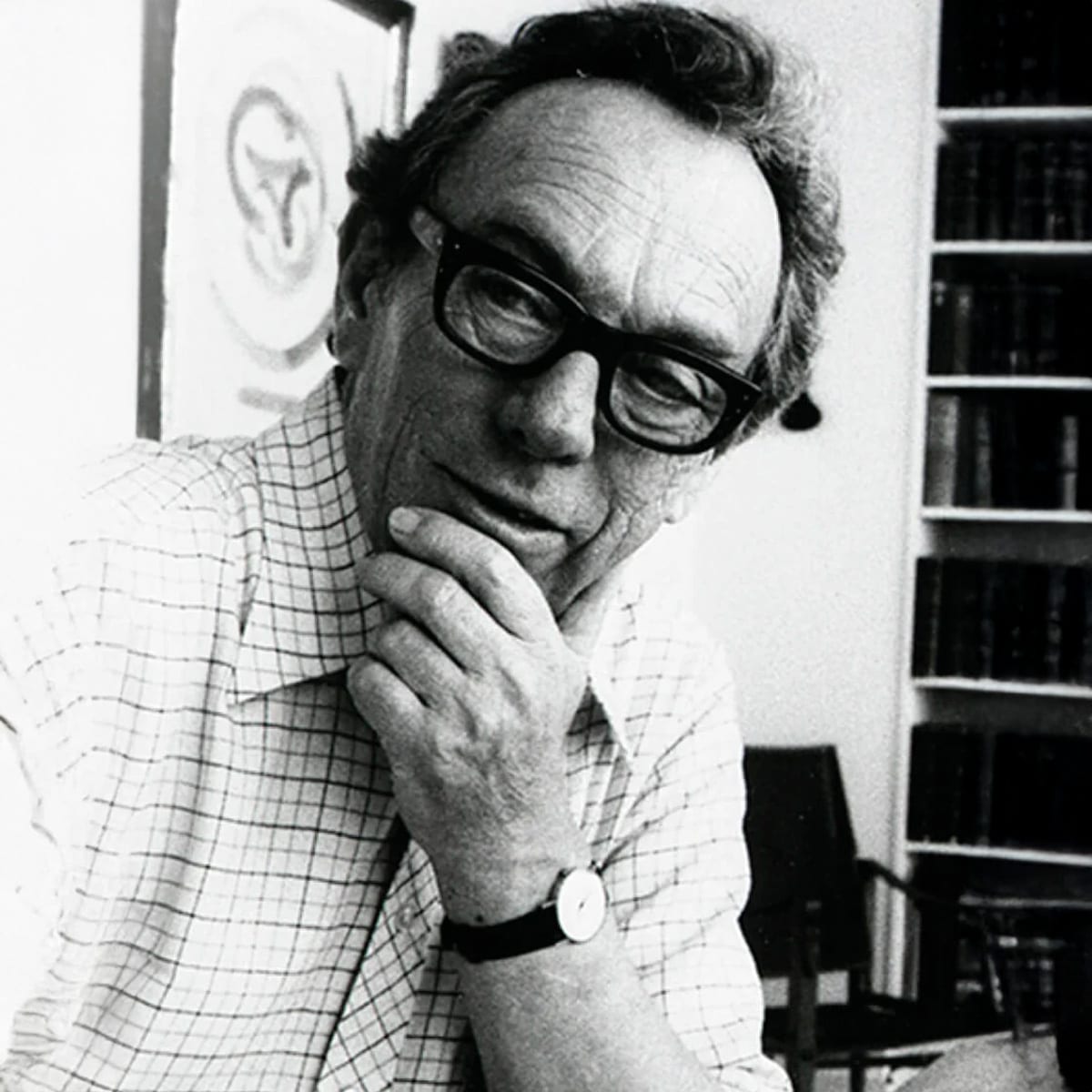 Henning Koppel at work — Danish sculptor and designer whose Georg Jensen partnership began in Copenhagen in 1946