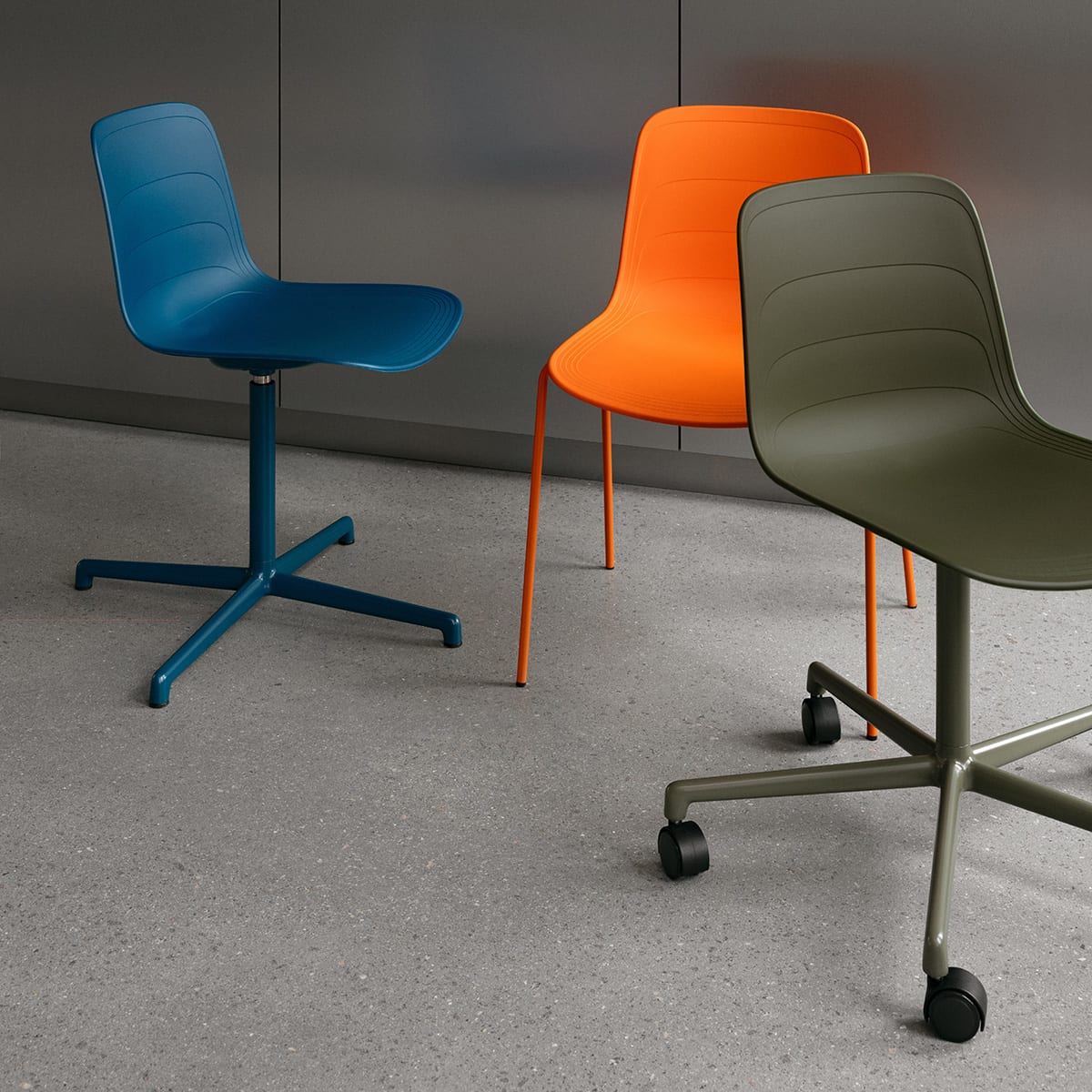 Lammhults' updated palette of colors, materials, and finishes showcasing contemporary Swedish design aesthetics