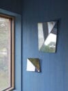 GAZE mirror by Phil Procter for Muuto featuring innovative one-material design that creates perspective-changing reflection
