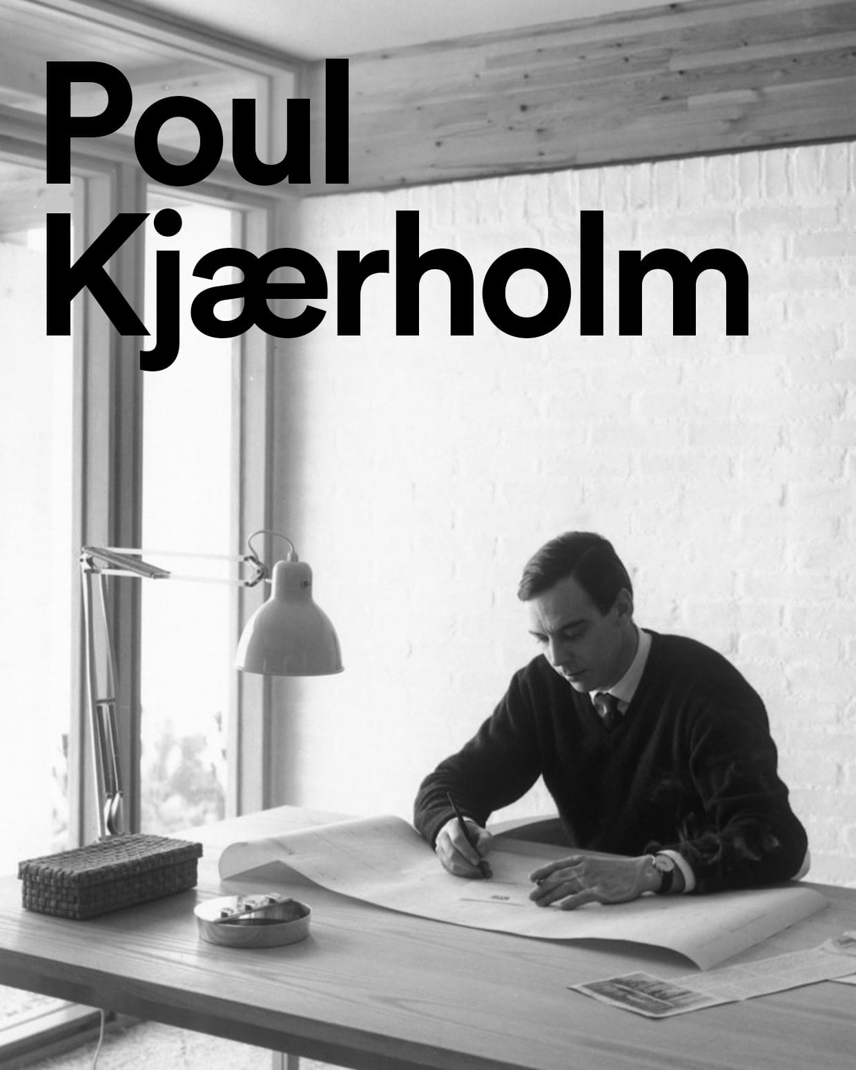 Poul Kjærholm portrait highlighting the Danish designer who considered himself a furniture architect with structural approach
