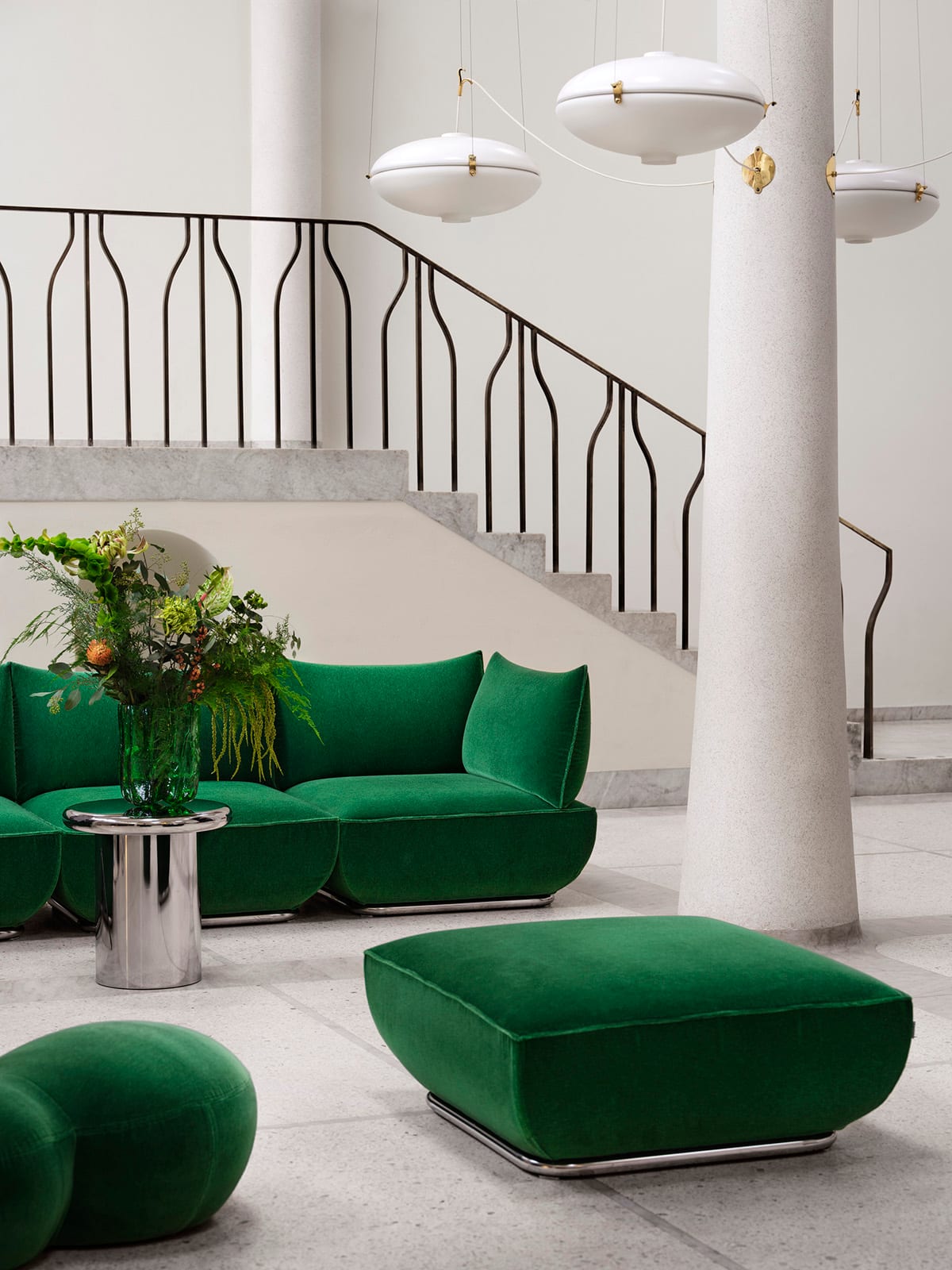 DUNDER X cushions by Stefan Borselius for Blå Station featuring modular flexibility with simple geometric forms