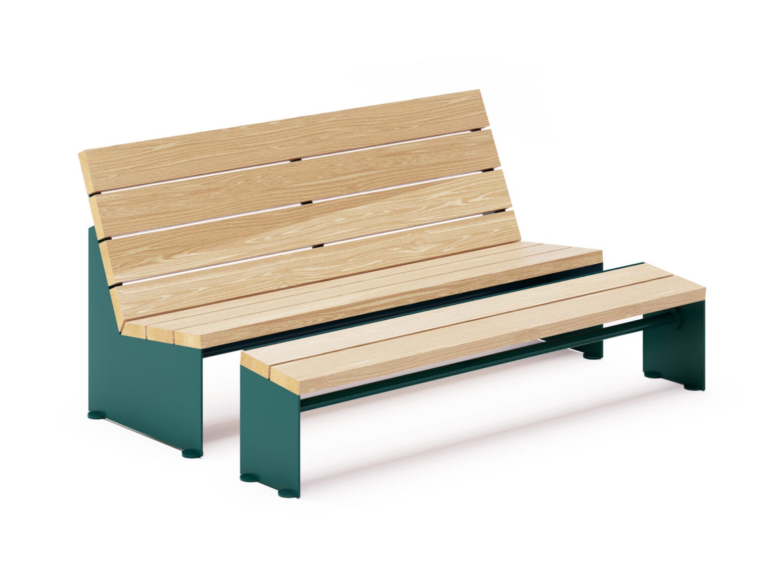 BASKING sun lounger by Thomas Bernstrand for Nola featuring innovative freestanding footrest for flexible outdoor relaxation