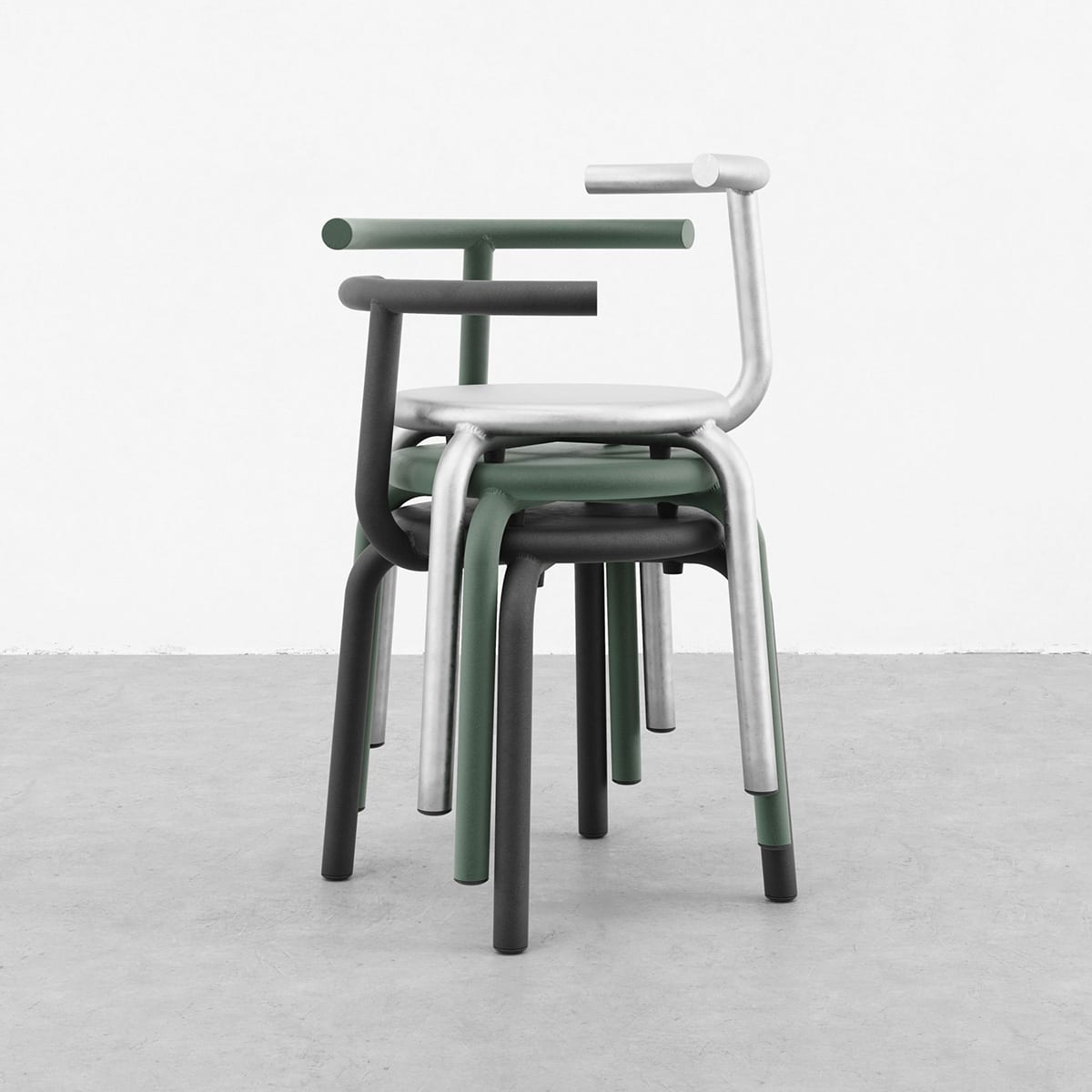 TORNO collection by Form Us With Love for Hallé featuring minimalist tables with distinctive turned wood elements