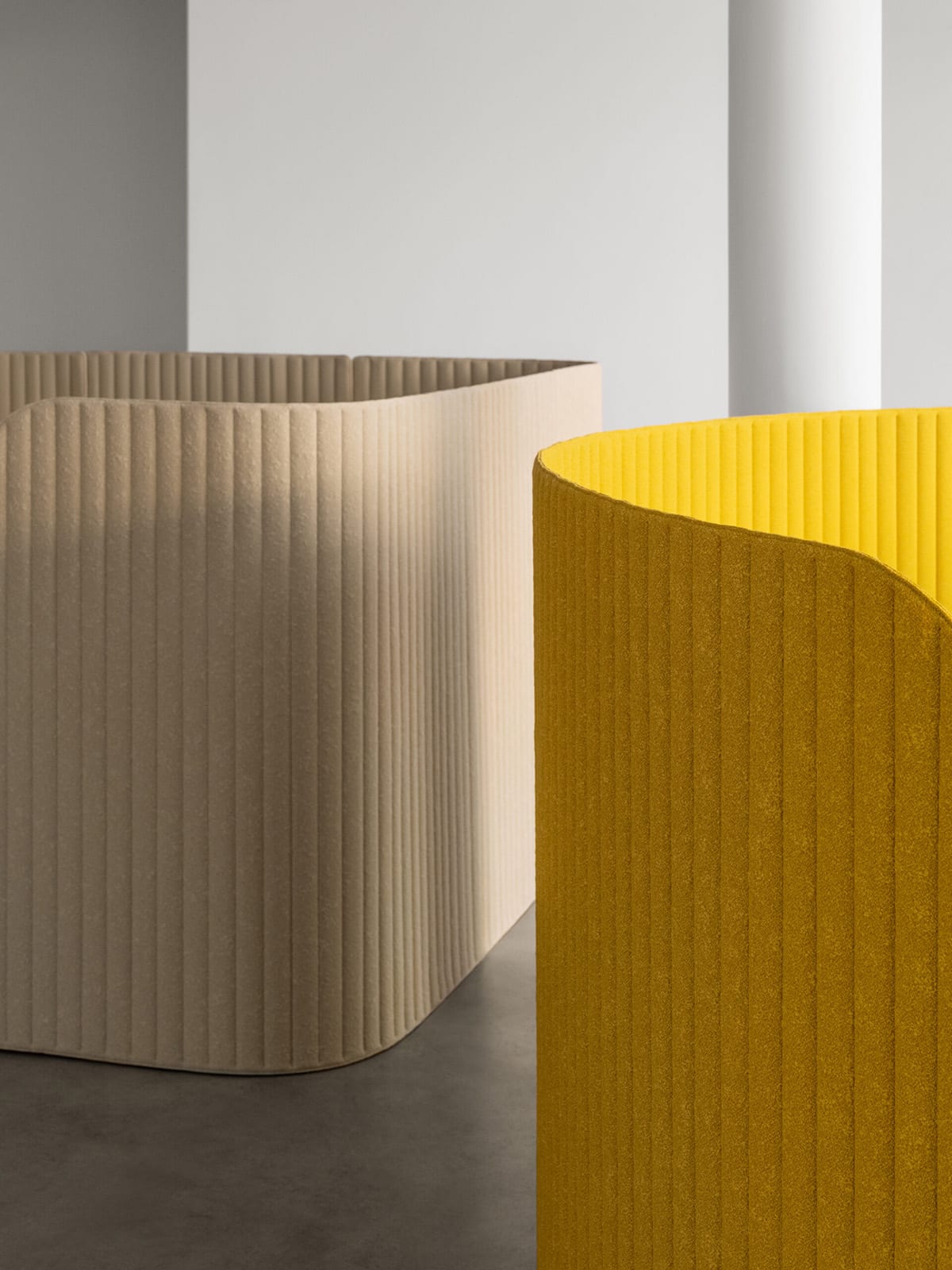 Minimalist Focus Spaces by Note Design Studio for Zelenzio showcasing versatile configurations for varied activities